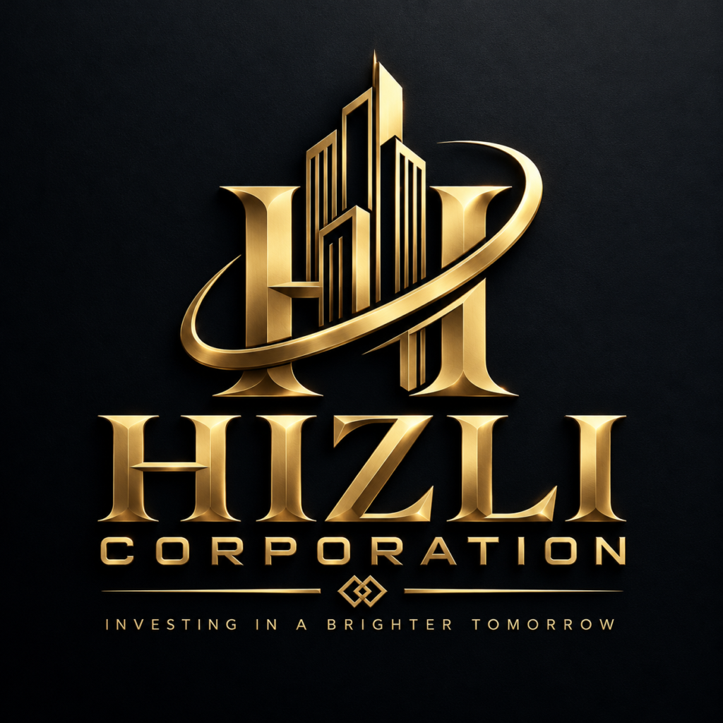 hizli corporation gold emblem